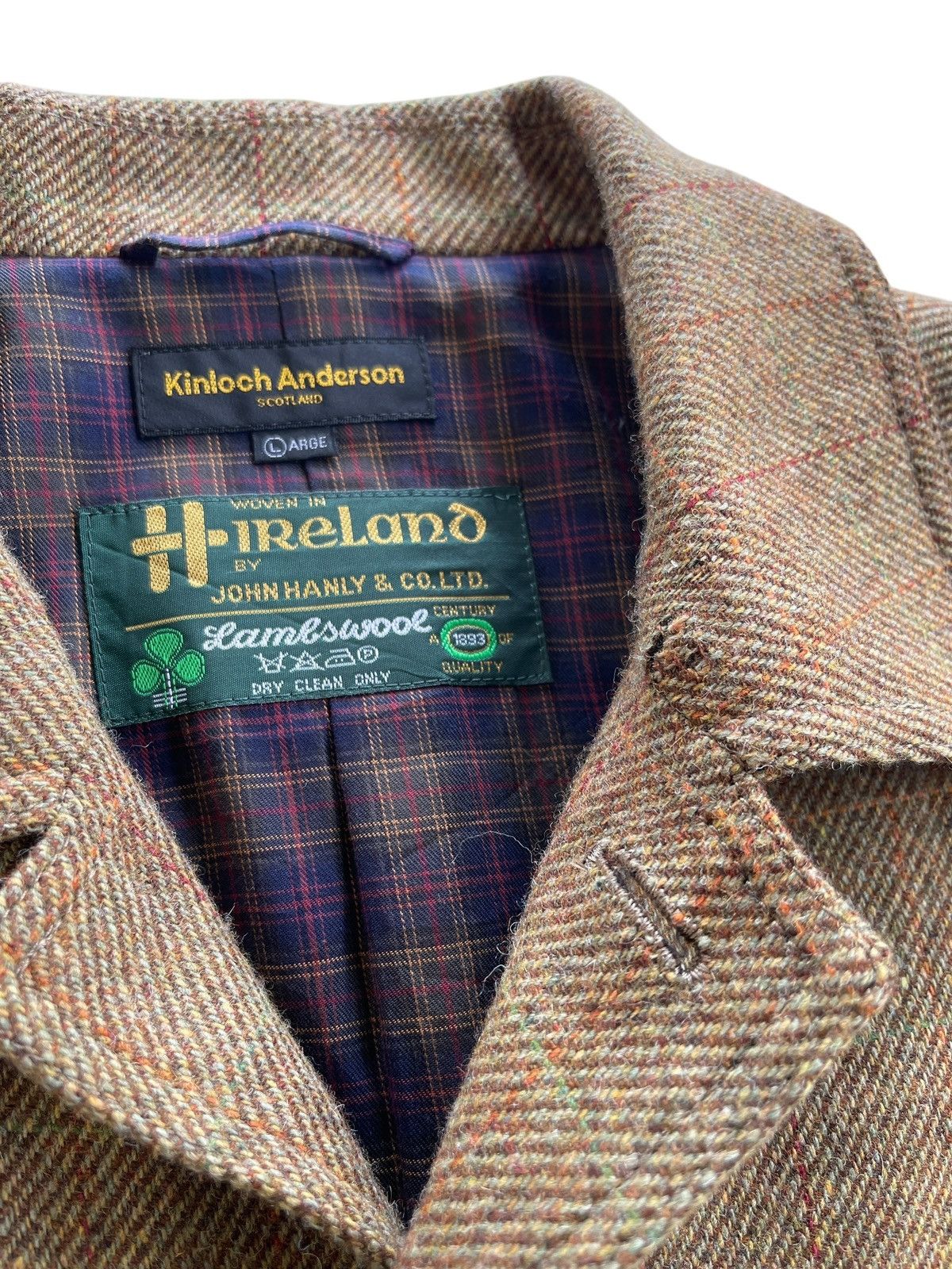 Vintage Kinloch Anderson Lambswool Safari Jacket Size US L / EU 52-54 / 3 - 6 Thumbnail