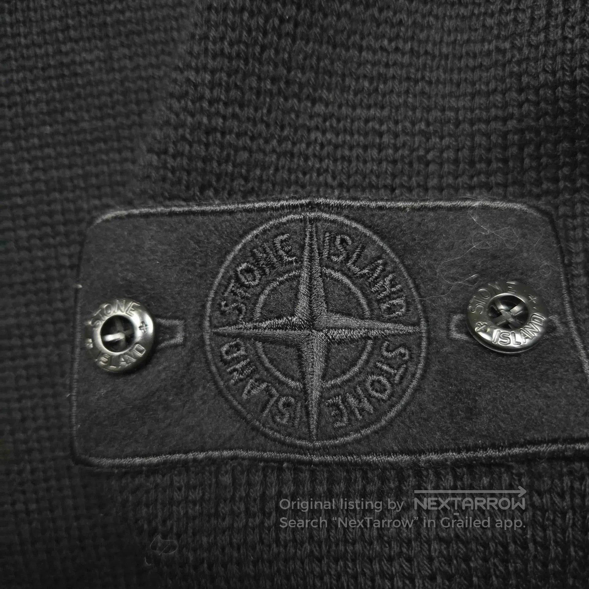 Stone Island stone island black wool zip hoodie sweatshirt. Size US L / EU 52-54 / 3 - 4 Thumbnail