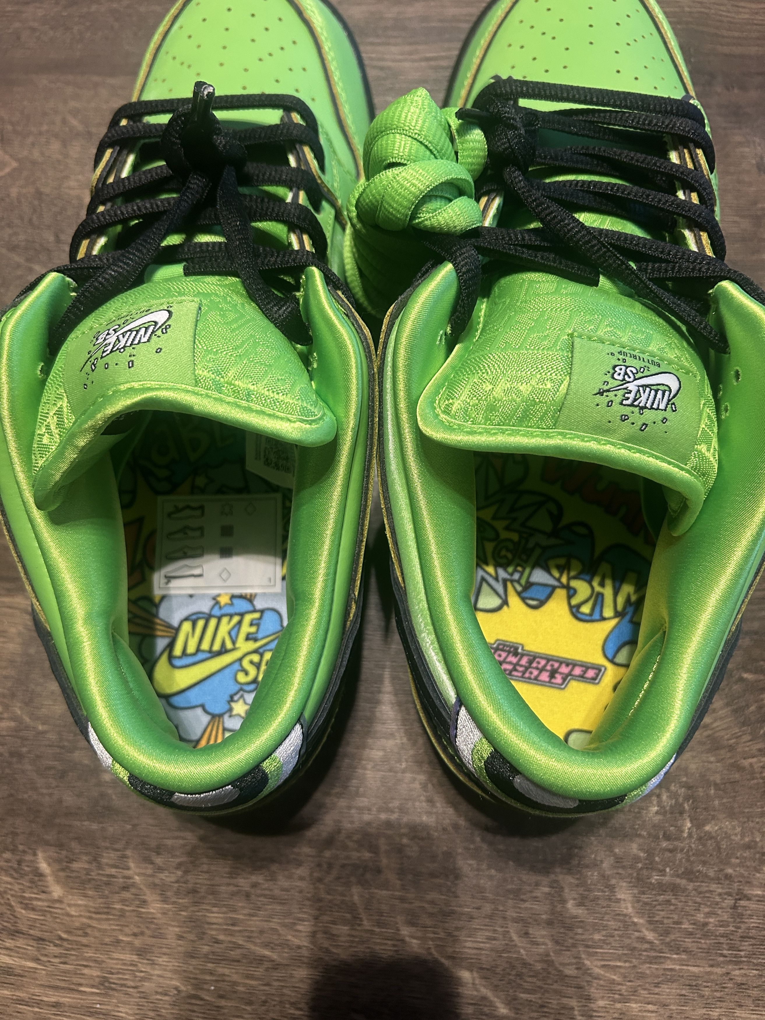 Nike Nike SB Dunk Low The Powerpuff Girls Buttercup Size US 9.5 / EU 42-43 - 4 Thumbnail