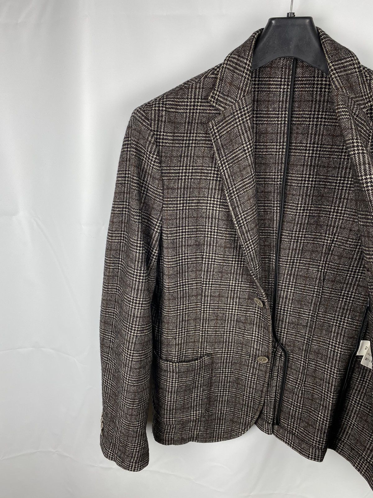 Officina36 Officina36 Wool-Polyamide Check Blazer Jacket size IT52 Size 42R - 7 Thumbnail