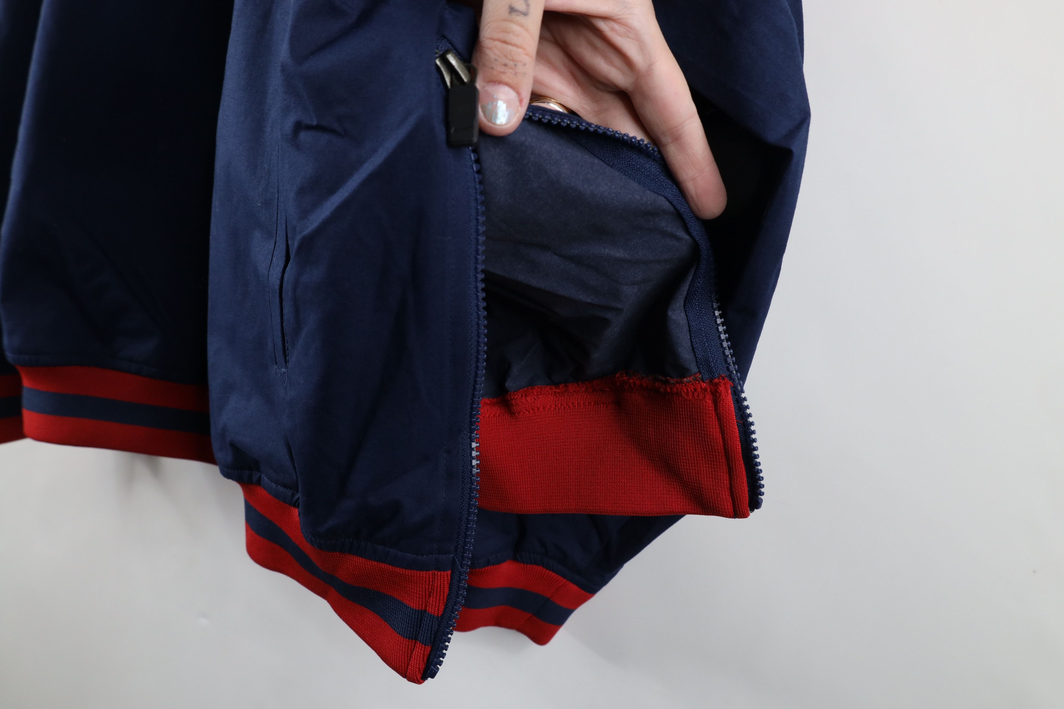 Nike × Vintage Vintage Nike Wahoo Cleveland Indians Windbreaker Jacket Size US XL / EU 56 / 4 - 11 Thumbnail