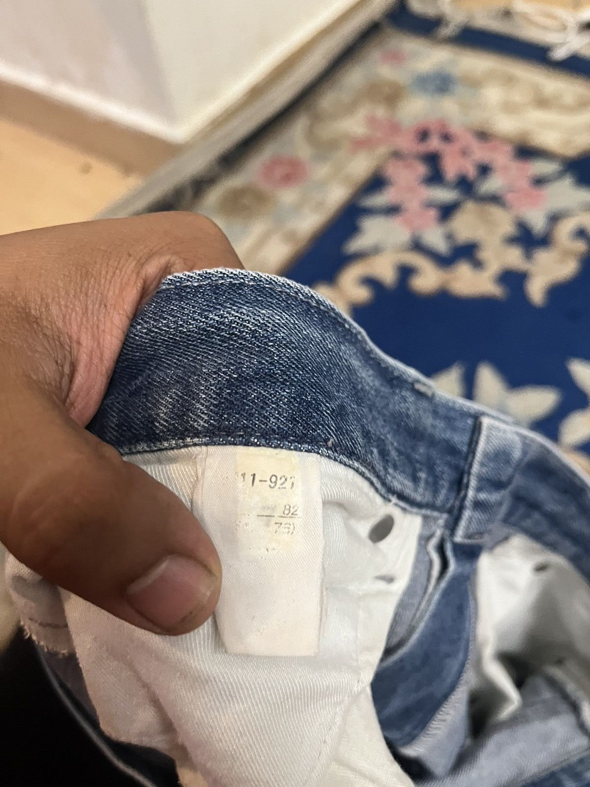 Jun Takahashi UniqloY2K Baggy Distress Style Jeans Size US 31 - 9 Thumbnail