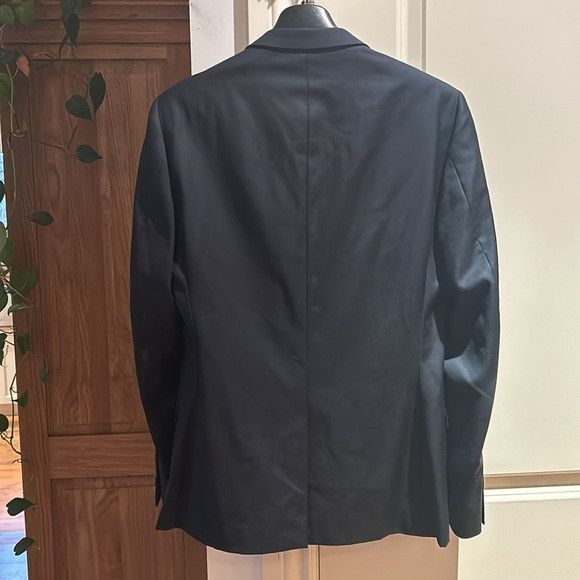 Sandro ✅SANDRO 48/M 100% wool blue blazer single breasted Size 48R - 10 Thumbnail