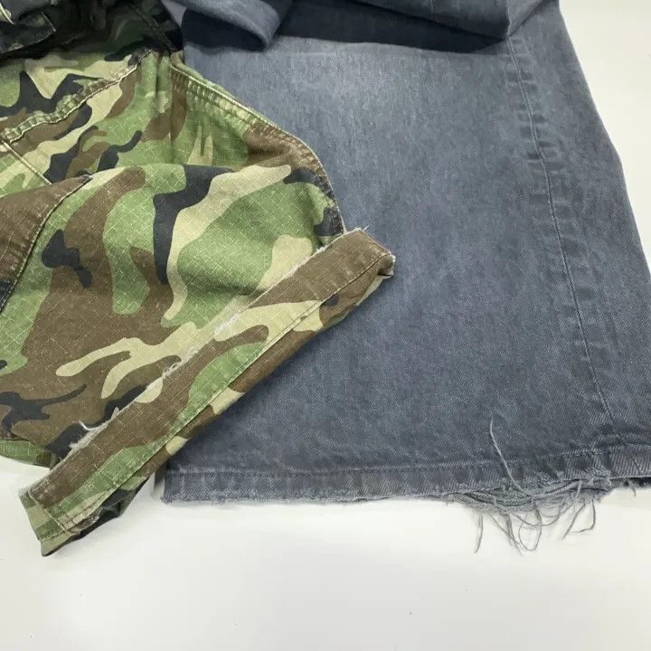 Balenciaga Balenciaga SS24 Vintage Camouflage Denim Pants 0079-2507 Size US 32 / EU 48 - 6 Thumbnail
