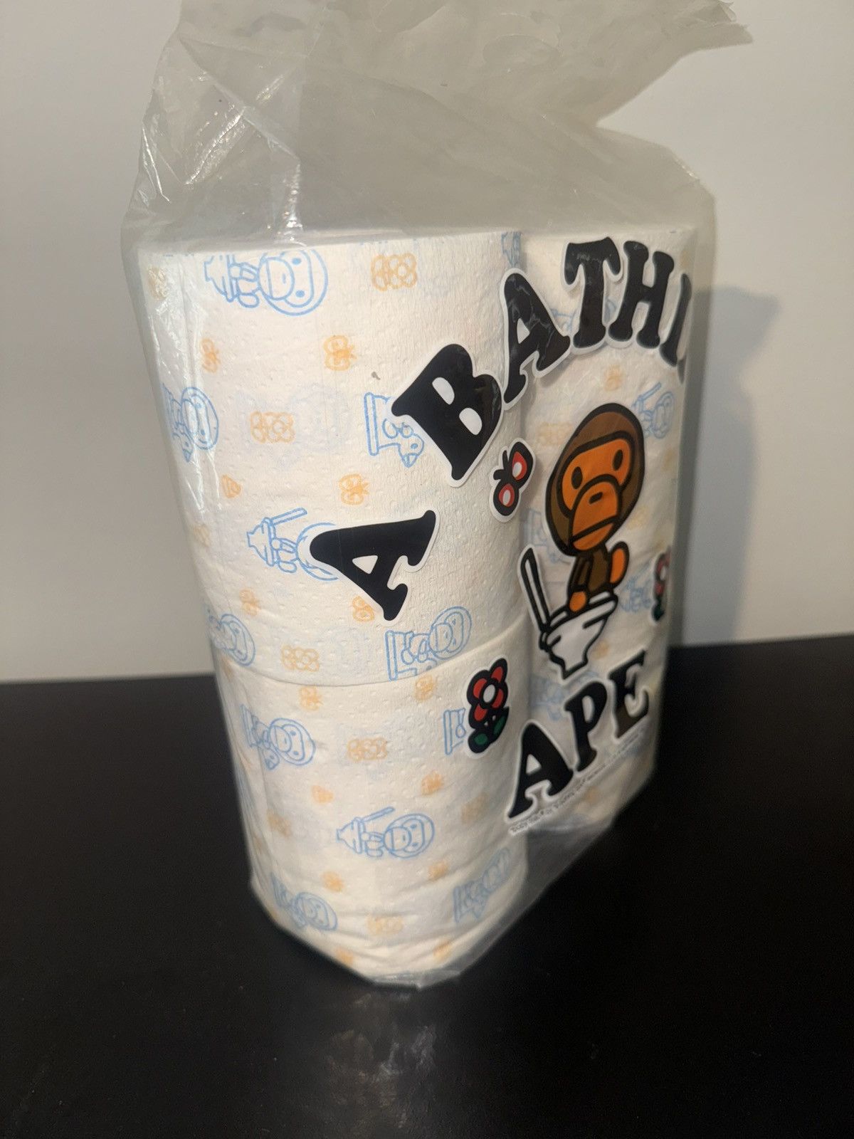 Bape 2007 Ultra Rare A Bathing Ape Baby Milo Toilet Paper Size ONE SIZE - 4 Thumbnail