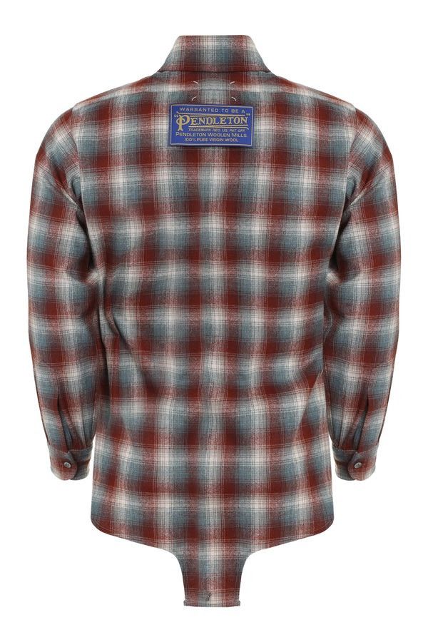 Maison Margiela Maison Margiela X Pendleton - Checked wool shirt Size US M / EU 48-50 / 2 - 2 Thumbnail