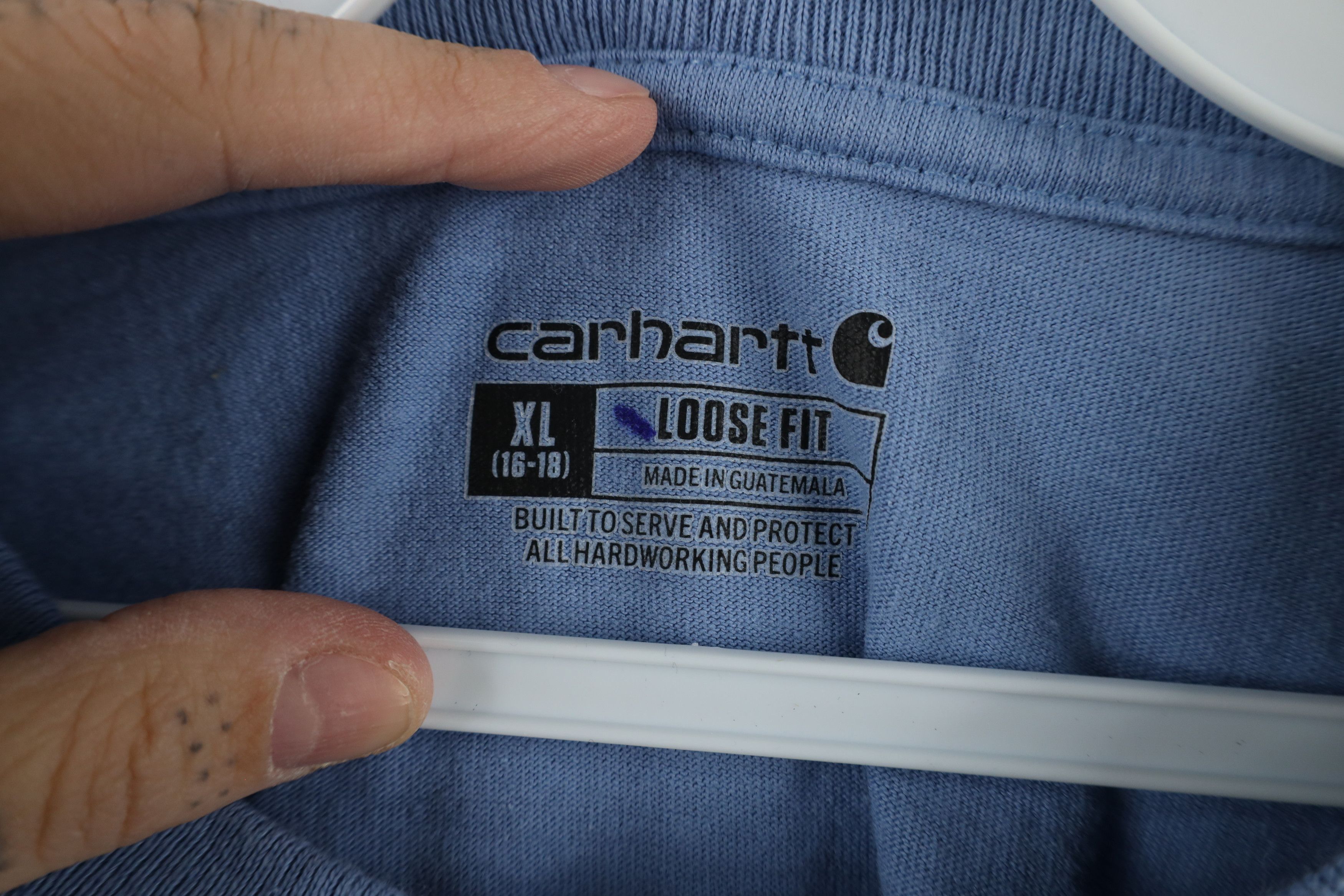 Carhartt × Vintage Vintage Carhartt Out Loose Fit Short Sleeve Pocket T-Shirt Size XL / US 12-14 / IT 48-50 - 7 Thumbnail