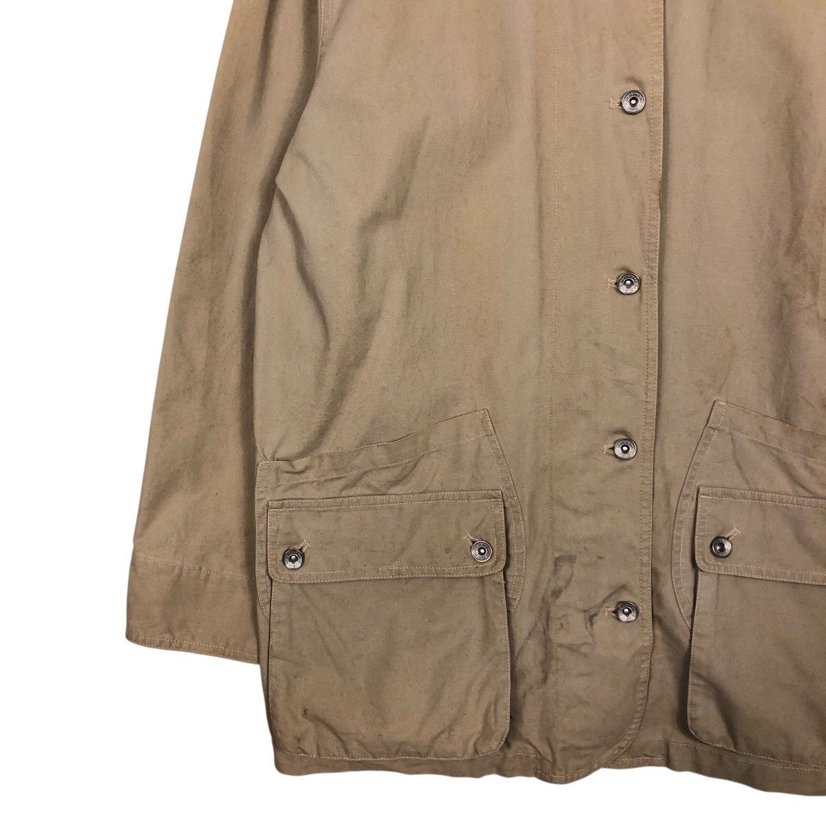 Japanese Brand DKNY Jeans Khaki Field Jacket – 90s Workwear Style Size US M / EU 48-50 / 2 - 5 Thumbnail