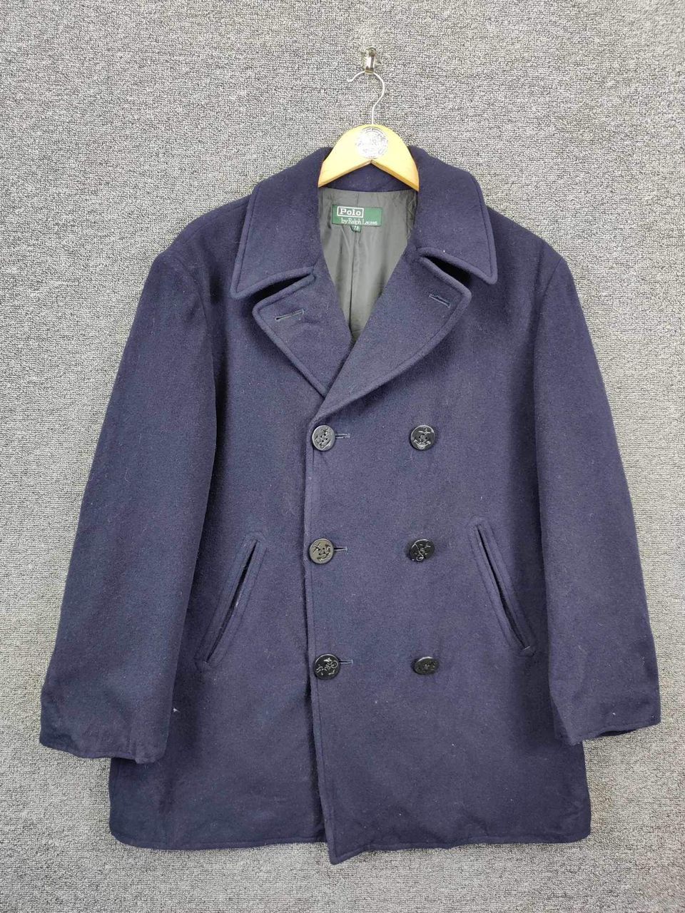 Vintage Polo Ralph Lauren Wool Double Breasted Coat