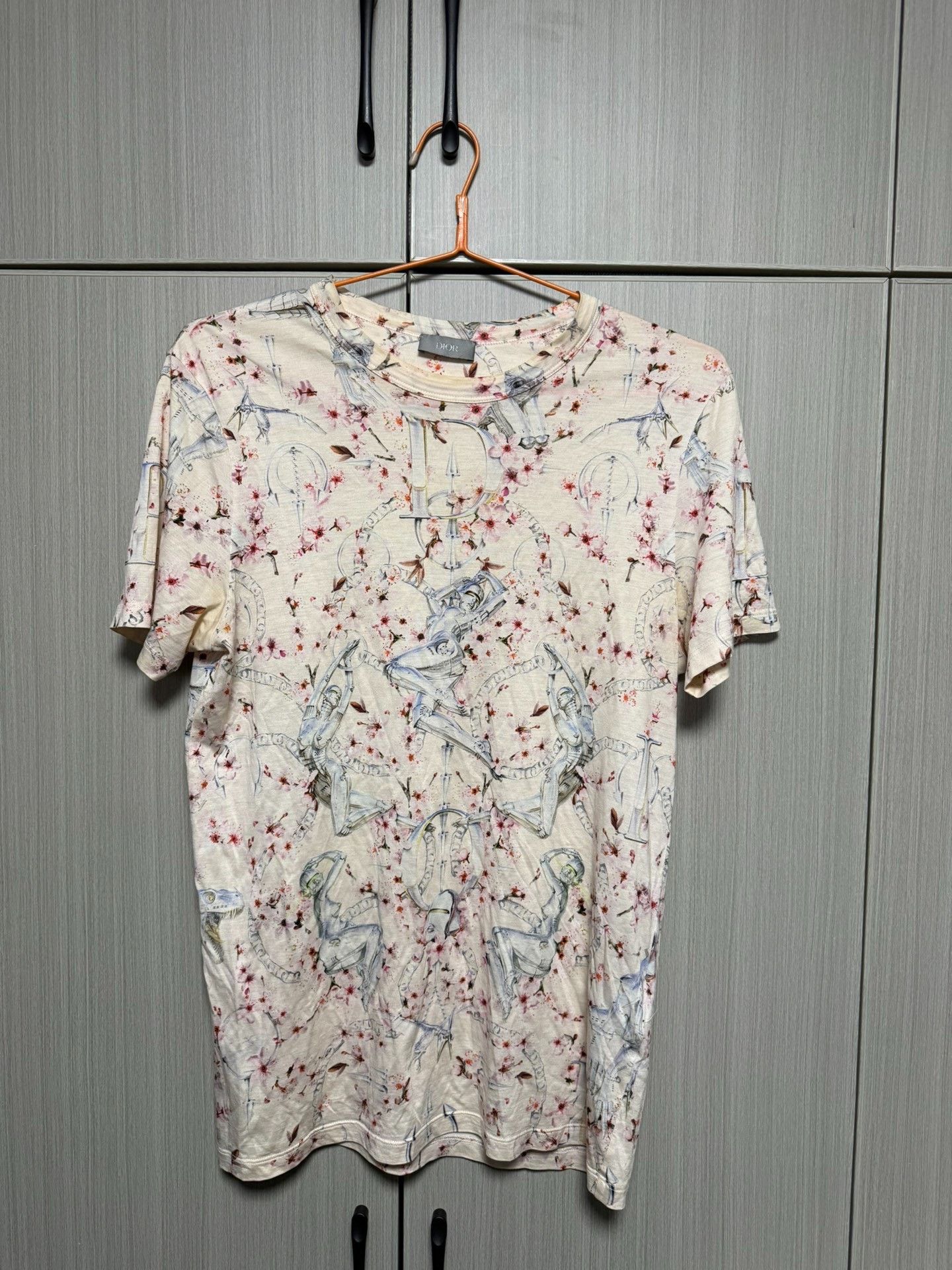 Dior Dior Collab Orange T-Shirt s Men Size US S / EU 44-46 / 1 - 1 Thumbnail
