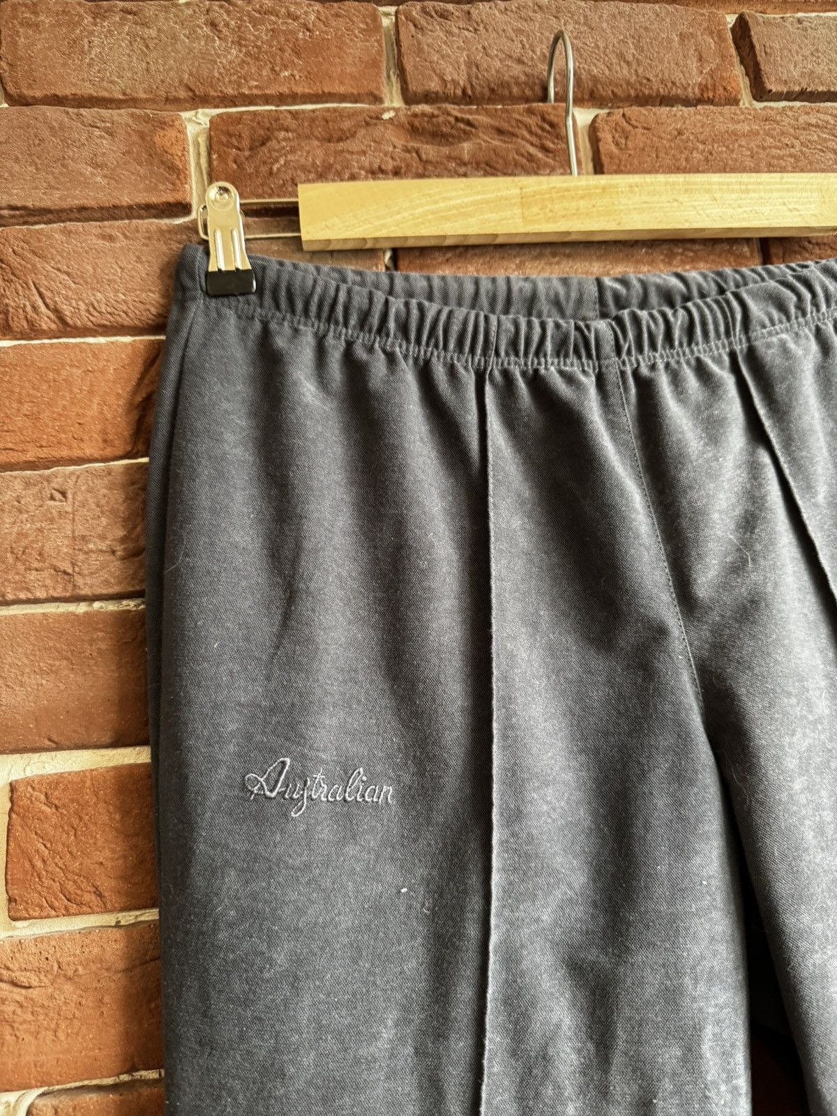 Vintage Vintage Australian 90s Track Pants 44 Velvet Gabber Wear Size US 28 / EU 44 - 3 Thumbnail