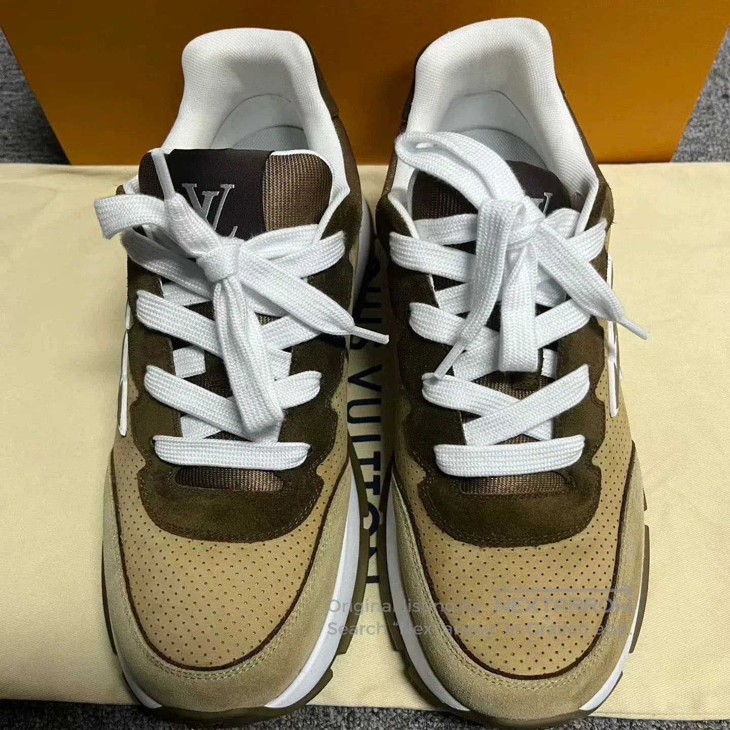 Louis Vuitton louis vuitton brown suede casual lace-up shoes. Size US 7 / EU 40 - 3 Thumbnail