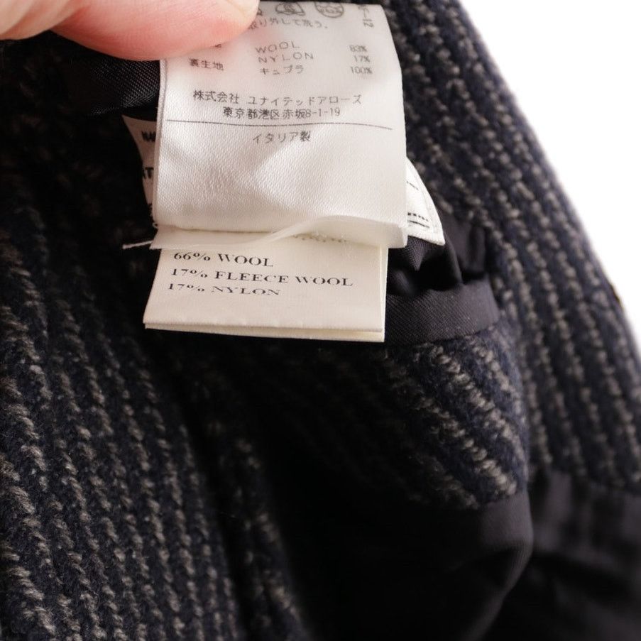 MP Massimo Piombo MP Massimo Piombo Textured Wool Coat Jacket 44 Extra Small Size US XS / EU 42 / 0 - 6 Thumbnail