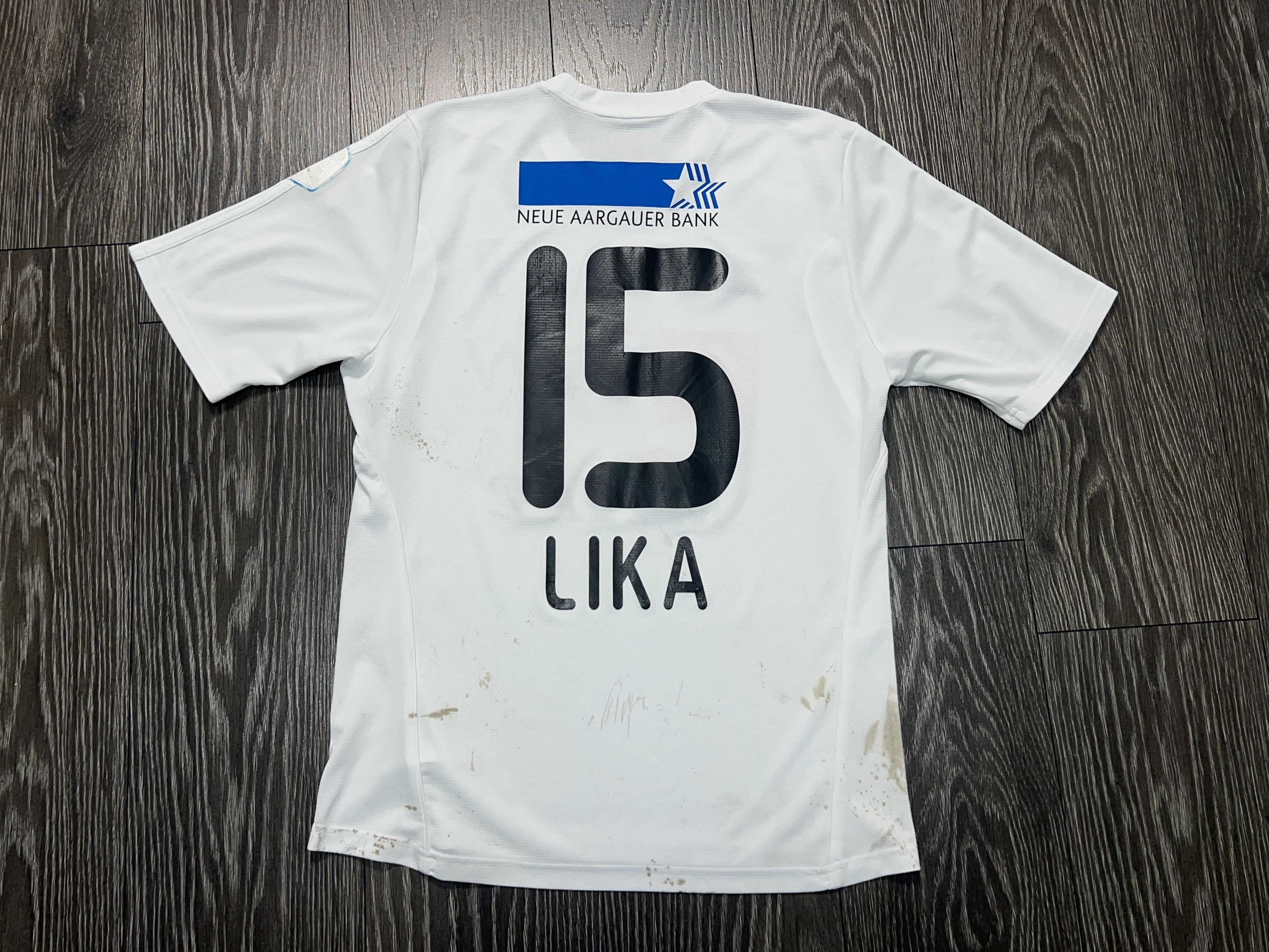 Adidas FC Wohlen #15 BUJAR LIKA Match Worn Jersey Shirt Swiss Mens Size US M / EU 48-50 / 2 - 14 Thumbnail