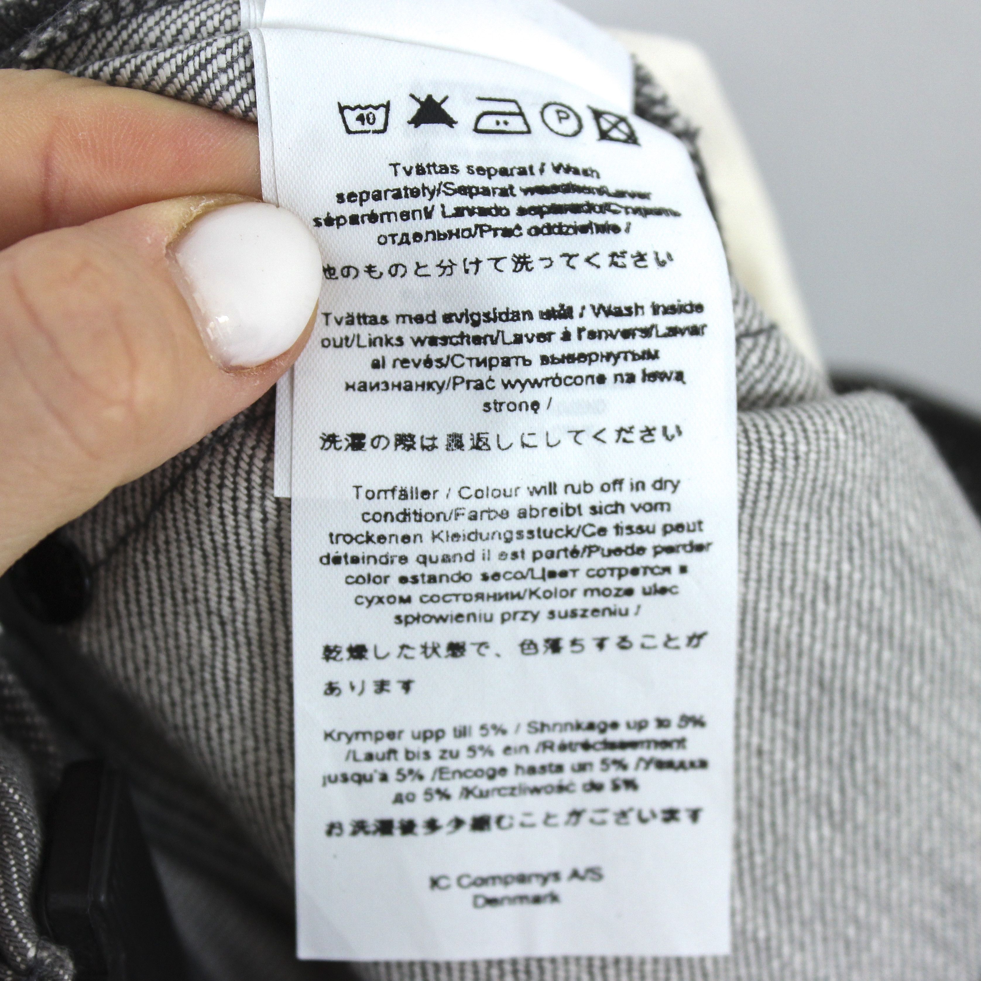 Japanese Brand NEW Iggy Ashes to Ashes Men W37L32 Slim Jeans Denim Pants Size US 27 - 9 Thumbnail