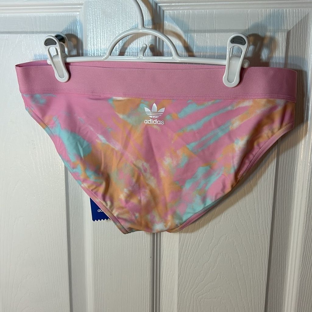 Adidas NWT Adidas, multicoloured tie-dye swim, bottom size large Size ONE SIZE - 5 Thumbnail