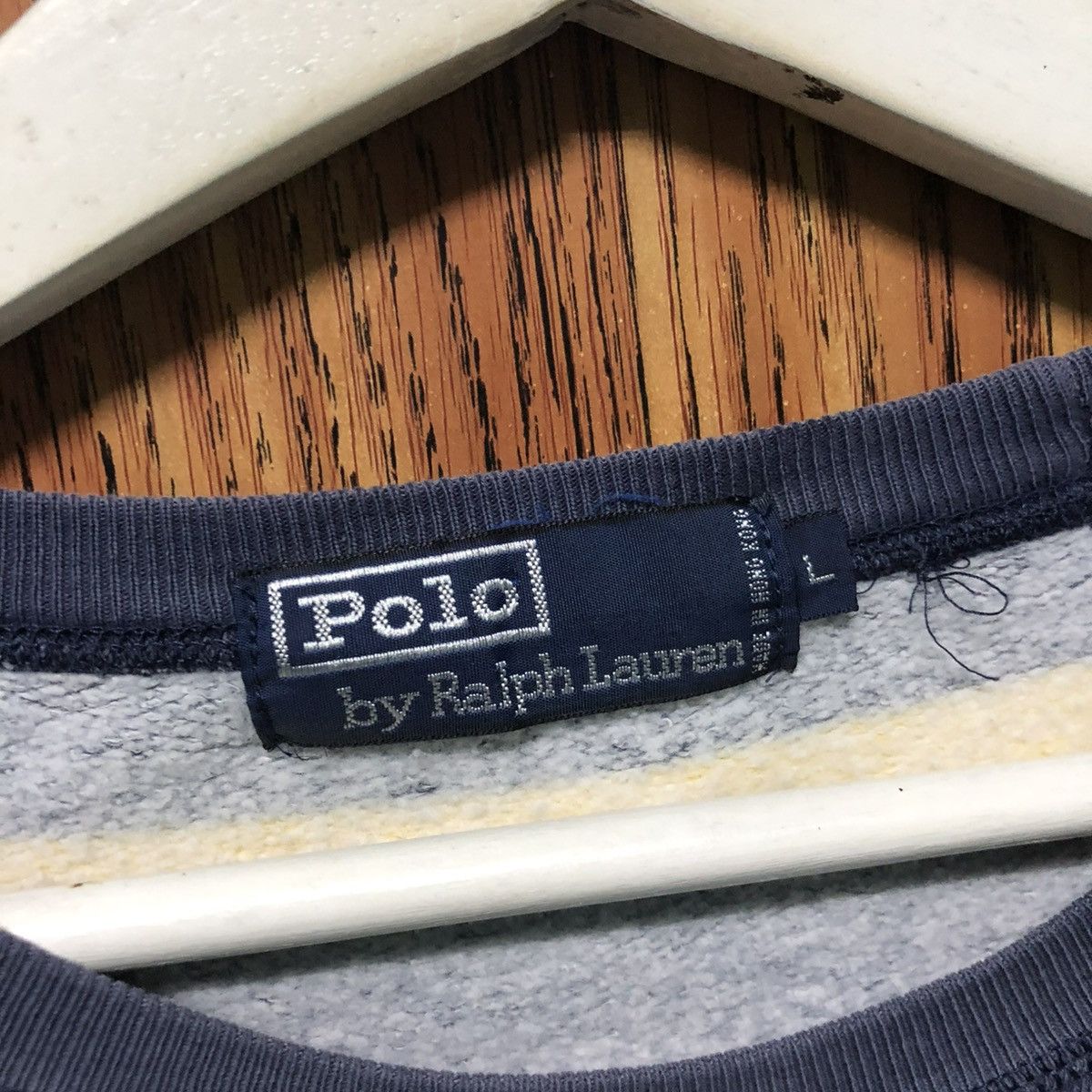 Polo Ralph Lauren Vintage Polo Ralph Lauren Faded Striped Sweatshirt Size US L / EU 52-54 / 3 - 5 Thumbnail