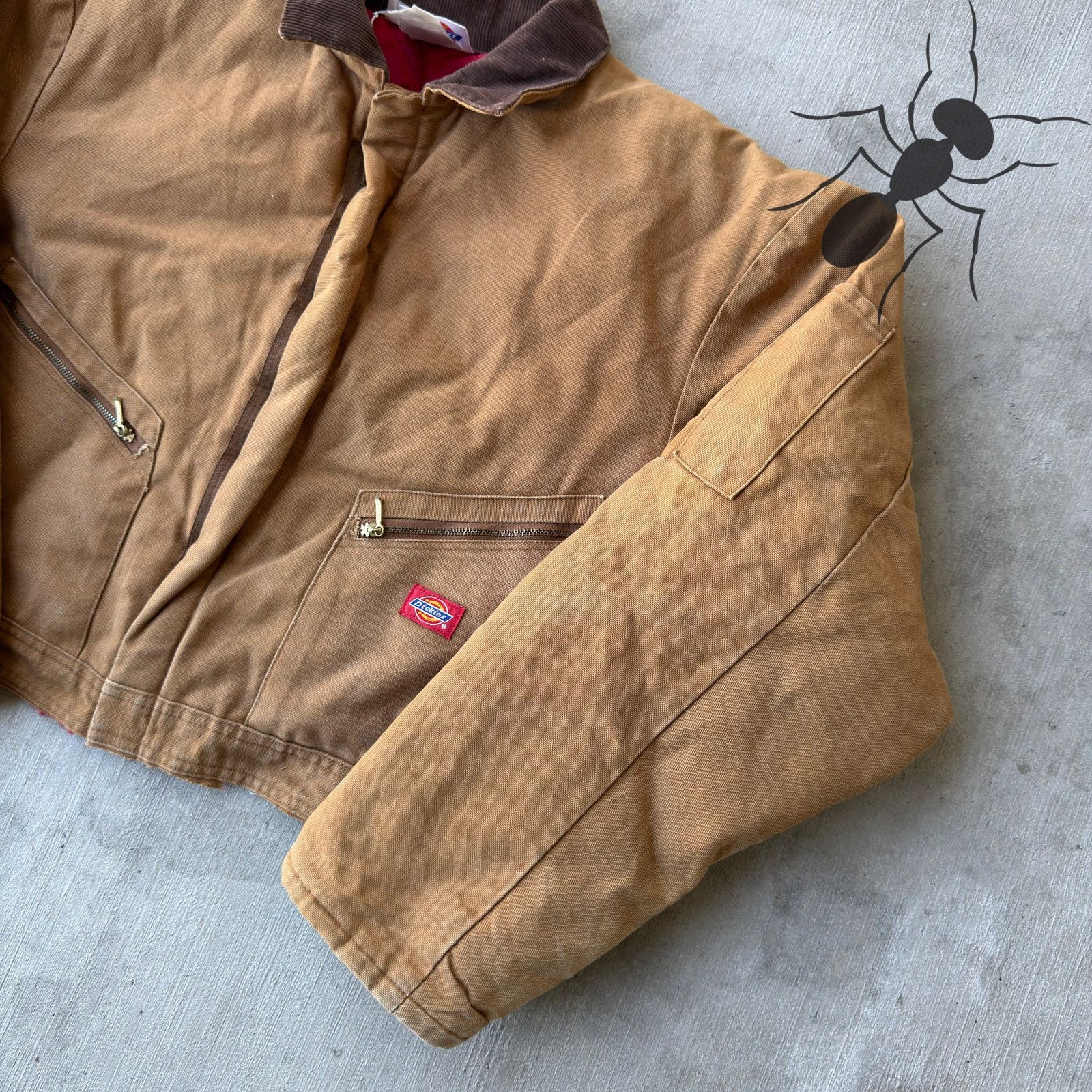 Dickies × Vintage Vintage Y2K dickies brown cropped work wear jacket Size US XL / EU 56 / 4 - 4 Thumbnail