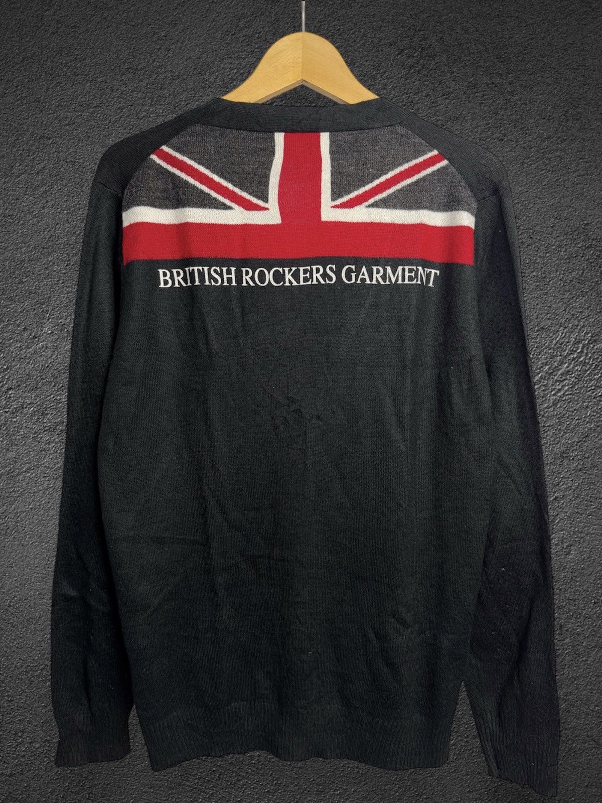 Hysteric Glamour × If Six Was Nine × Japanese Brand Intheattic Rockers British England Flag Cardigan Knit Size US L / EU 52-54 / 3 - 2 Thumbnail