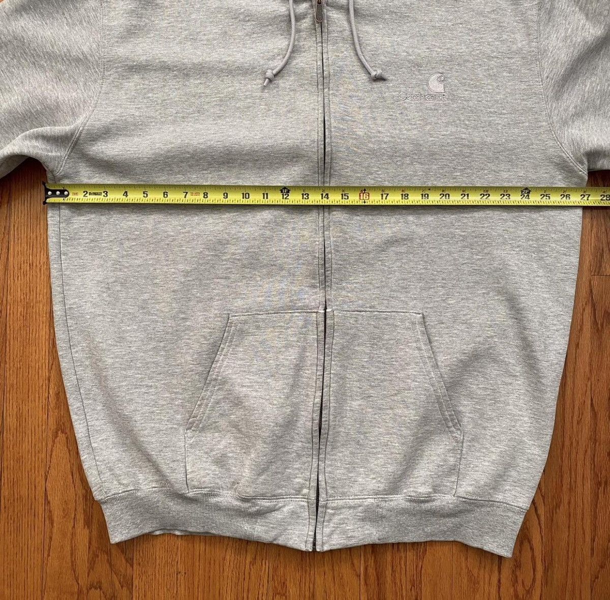 Carhartt Very Rare Vintage Carhartt Light Gray Zip Up Size US XL / EU 56 / 4 - 5 Thumbnail