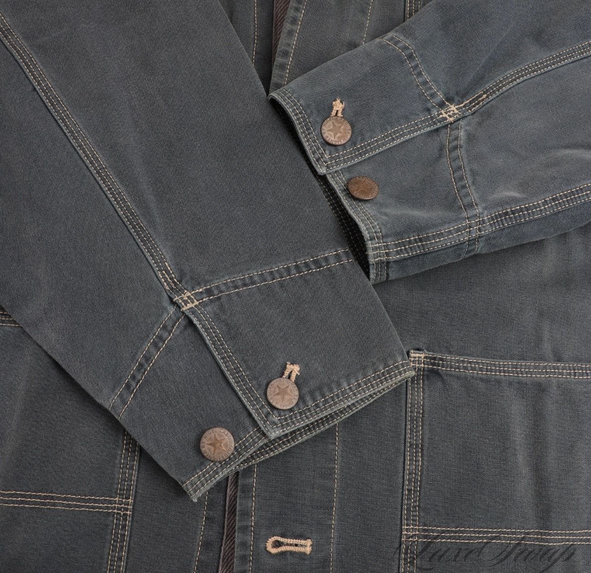 Nigel Cabourn Nigel Cabourn NC3 Washed Twill Chore Field Coat Size US M / EU 48-50 / 2 - 5 Thumbnail