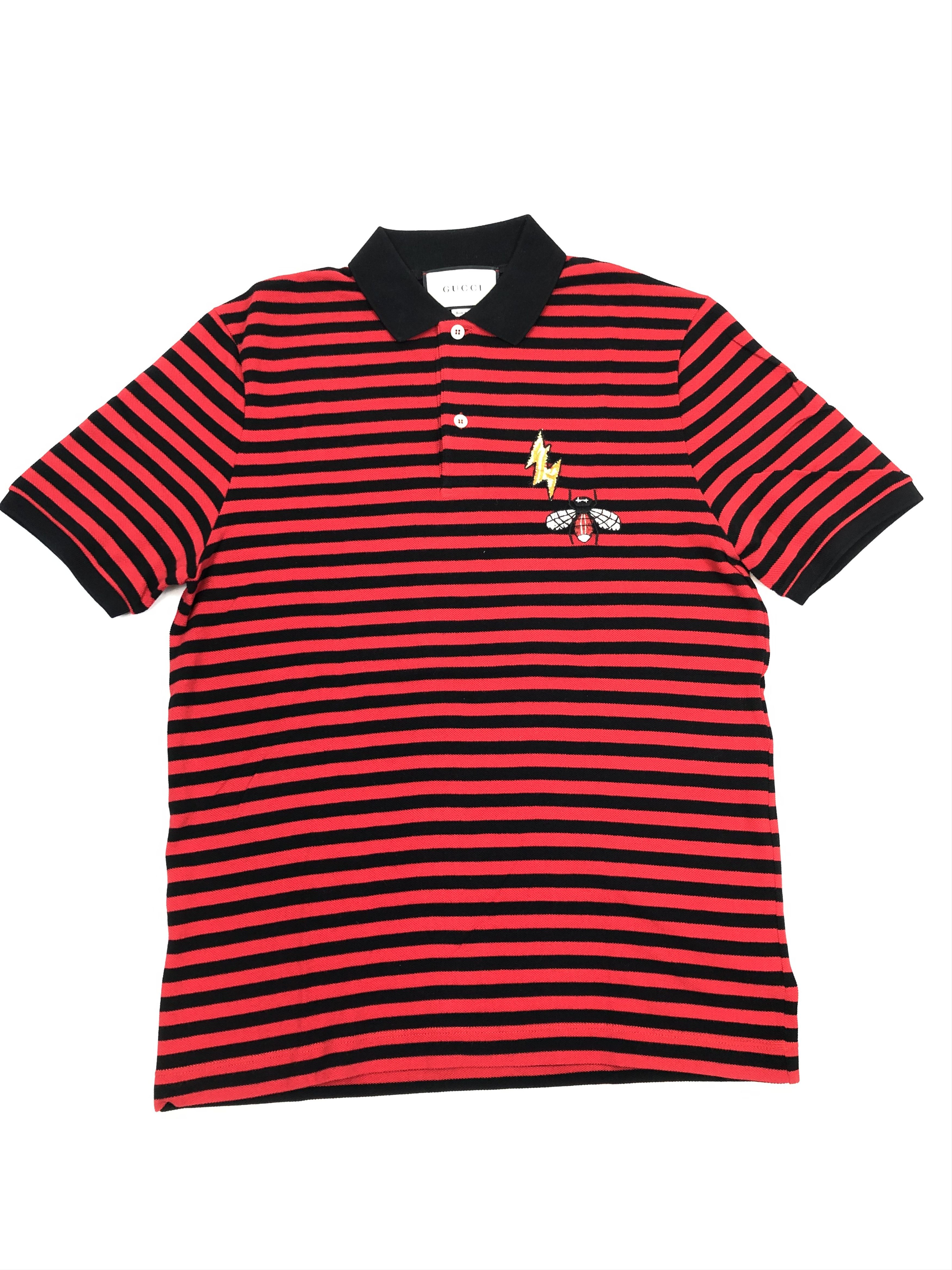 Gucci Men's Gucci Bee Polo Size US L / EU 52-54 / 3 - 1 Thumbnail