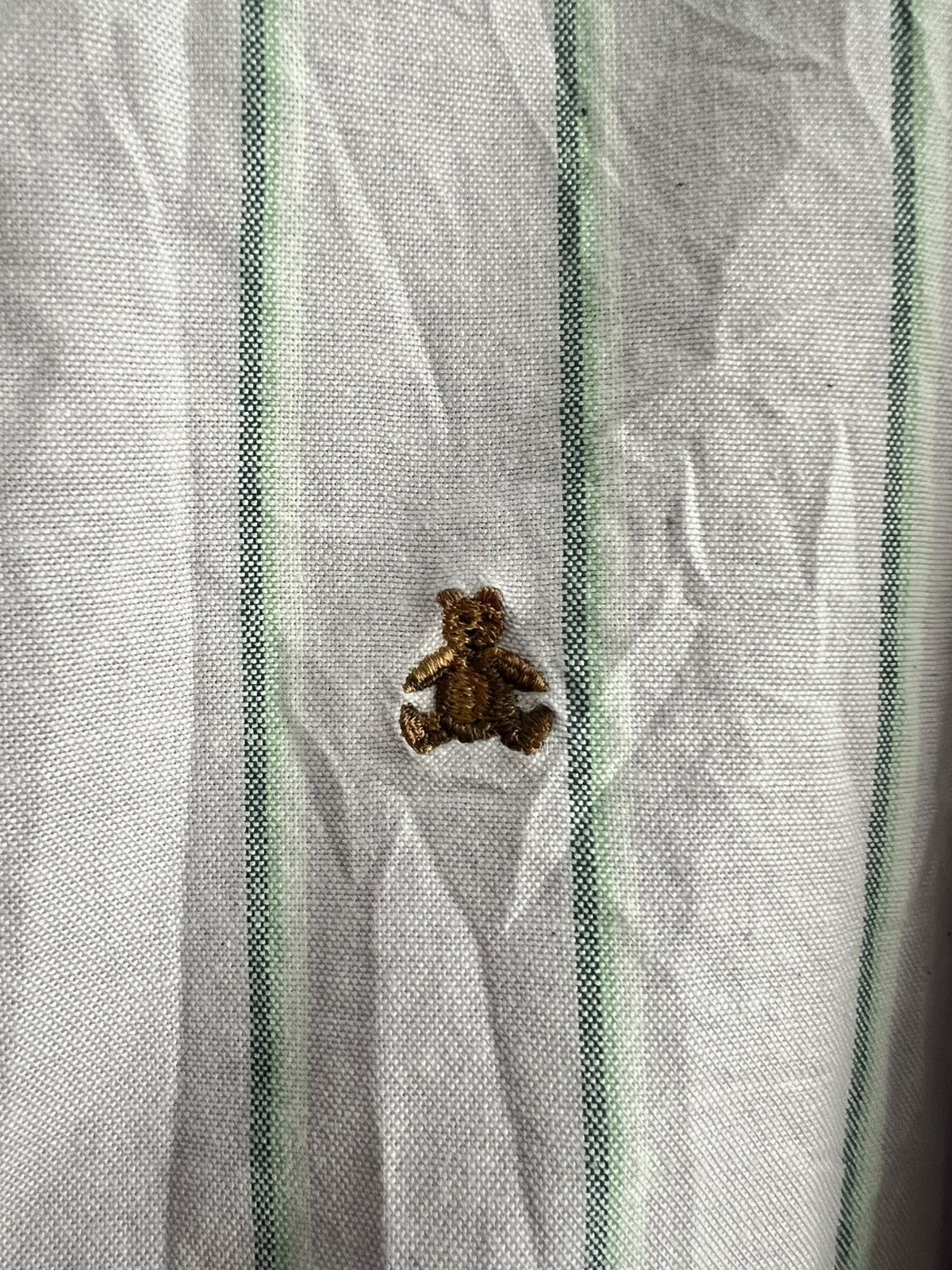 Gap × John Elliott RARE GAP Brannan Bear Big Baggy Shirt Oxford Striped Shirt Size US L / EU 52-54 / 3 - 5 Thumbnail