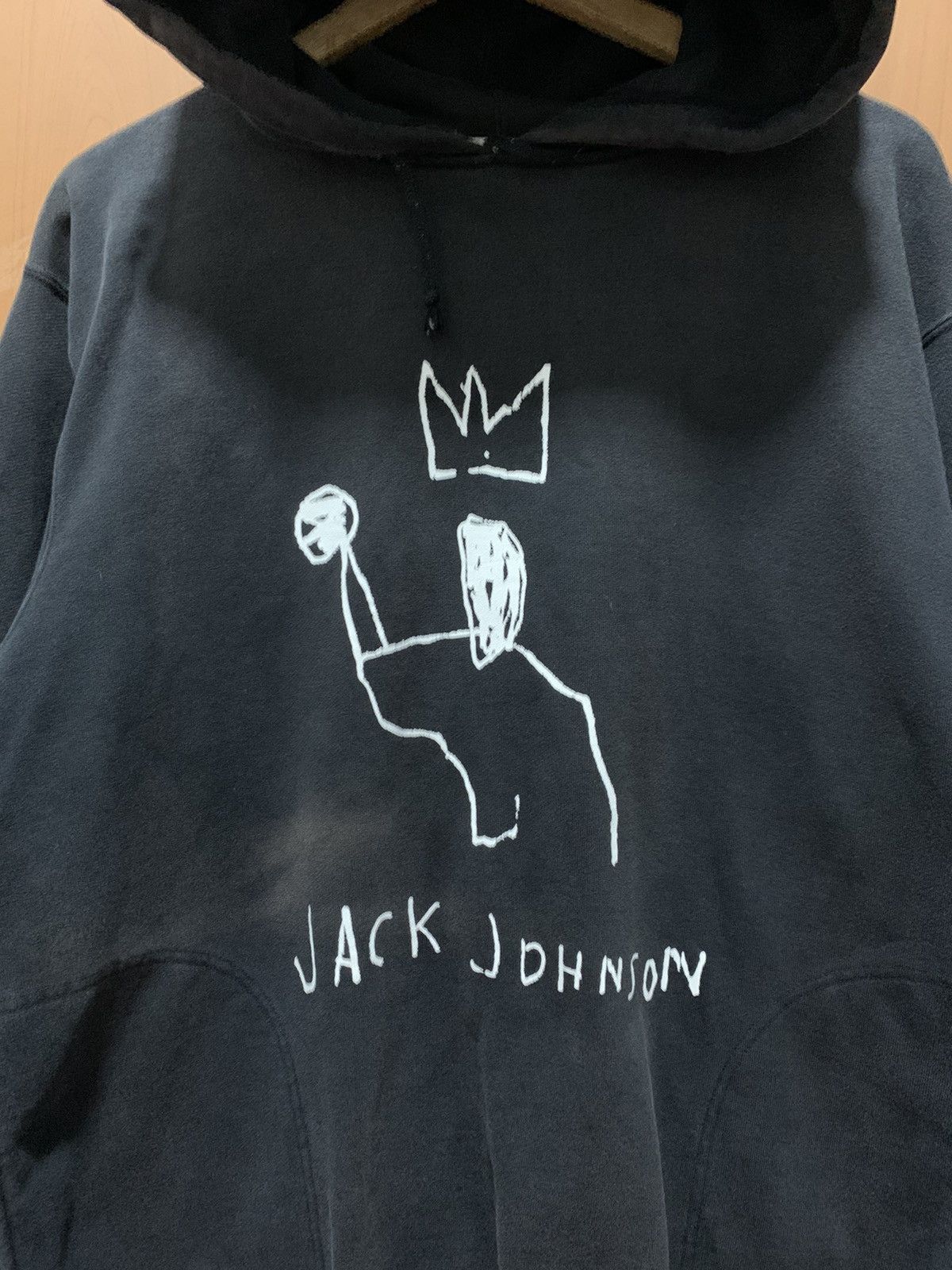 Jean-Michel Basquiat Jean Michel Basquait X Uniqlo Faded Hoodie Size US XXL / EU 58 / 5 - 3 Thumbnail