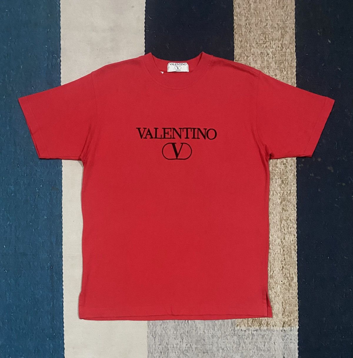 トップス 80's 90's VALENTINO CHEMISES Print Tee 80's 90's VALENTINO CHEMISES Print Tee