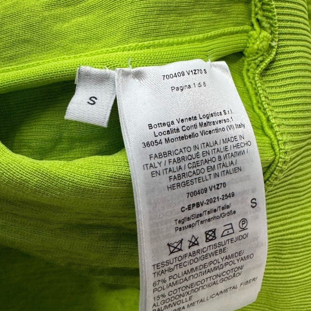 Bottega Veneta Bottega Veneta Fluorescent Green Full-Zip Jacket Men’s Small Size US S / EU 44-46 / 1 - 3 Thumbnail