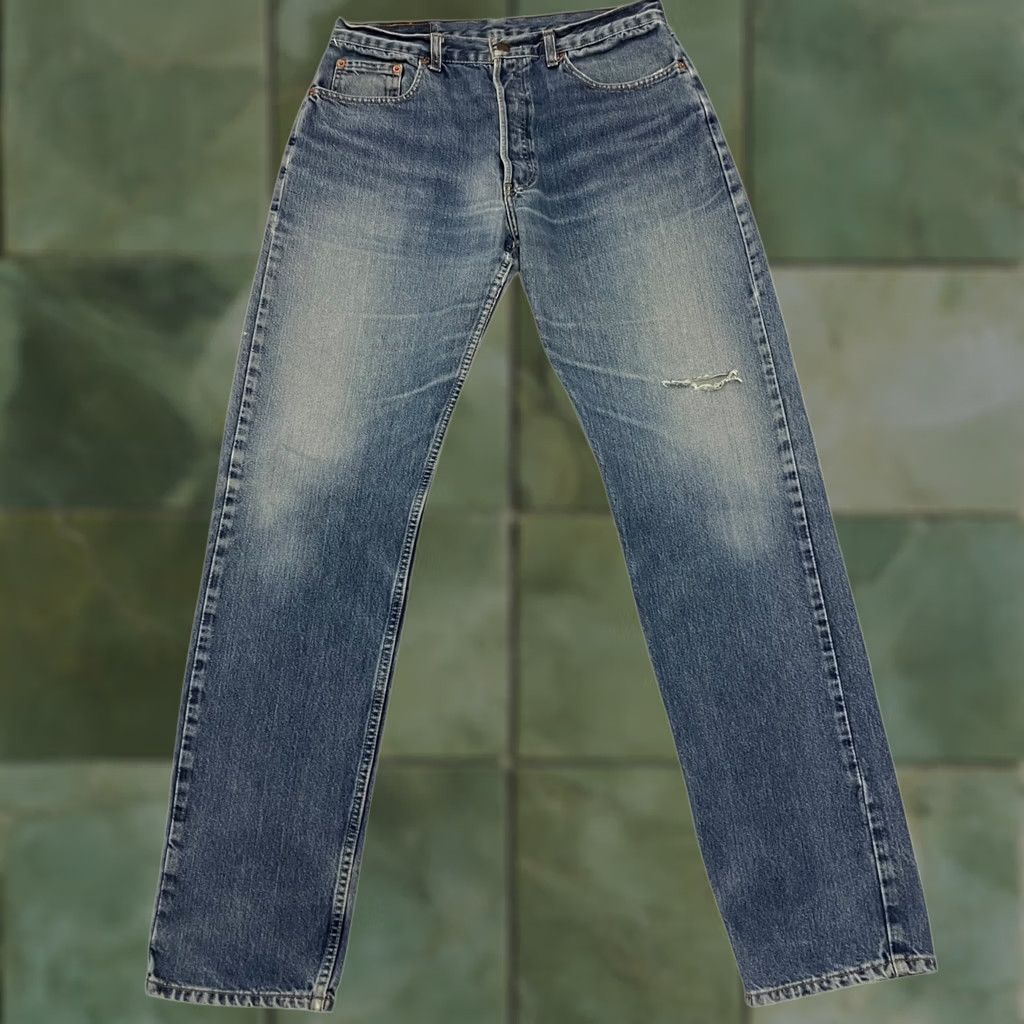 Levi's Vintage Levi'S 614 Jeans 32W 34L Blue Straight Fit Made in Spain Orange Tab Size US 32 / EU 48 - 1 Thumbnail