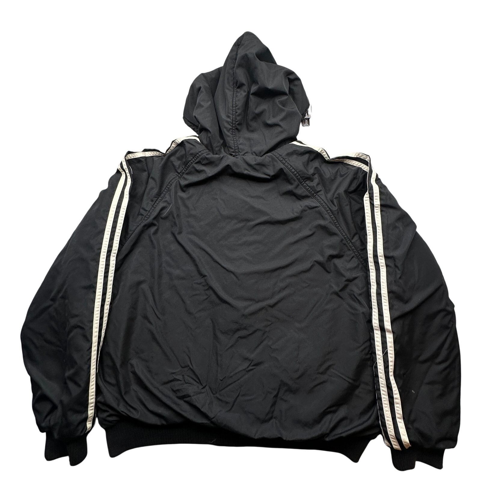 Adidas VTG 90s Adidas Reversible Nylon Jacket Hoodie Mens Medium Size US M / EU 48-50 / 2 - 4 Thumbnail