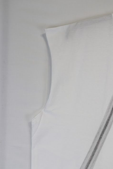 Maison Margiela o1rshd1 Zip-Print Sleeveless Top in White Size US L / EU 52-54 / 3 - 5 Thumbnail