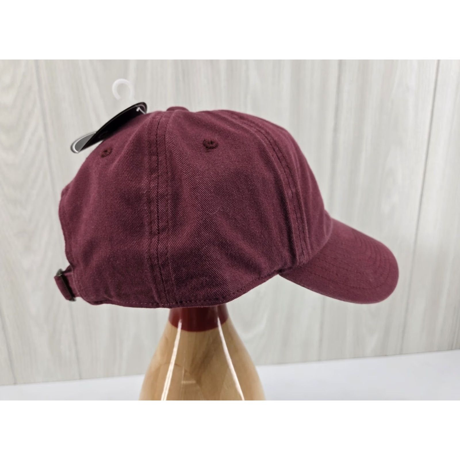 Vintage VINTAGE? Alabama A&M University Maroon Captivating Hat Hat Men One Size Maroon University Strapback Cotton Cap Captivating Mens Size ONE SIZE - 4 Thumbnail