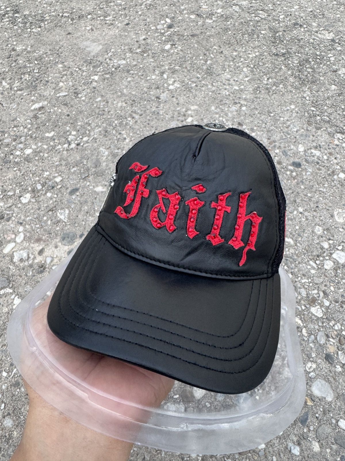 Faith Connexion Rare Leather Faith Connexion Trucker Hat Size ONE SIZE - 4 Thumbnail