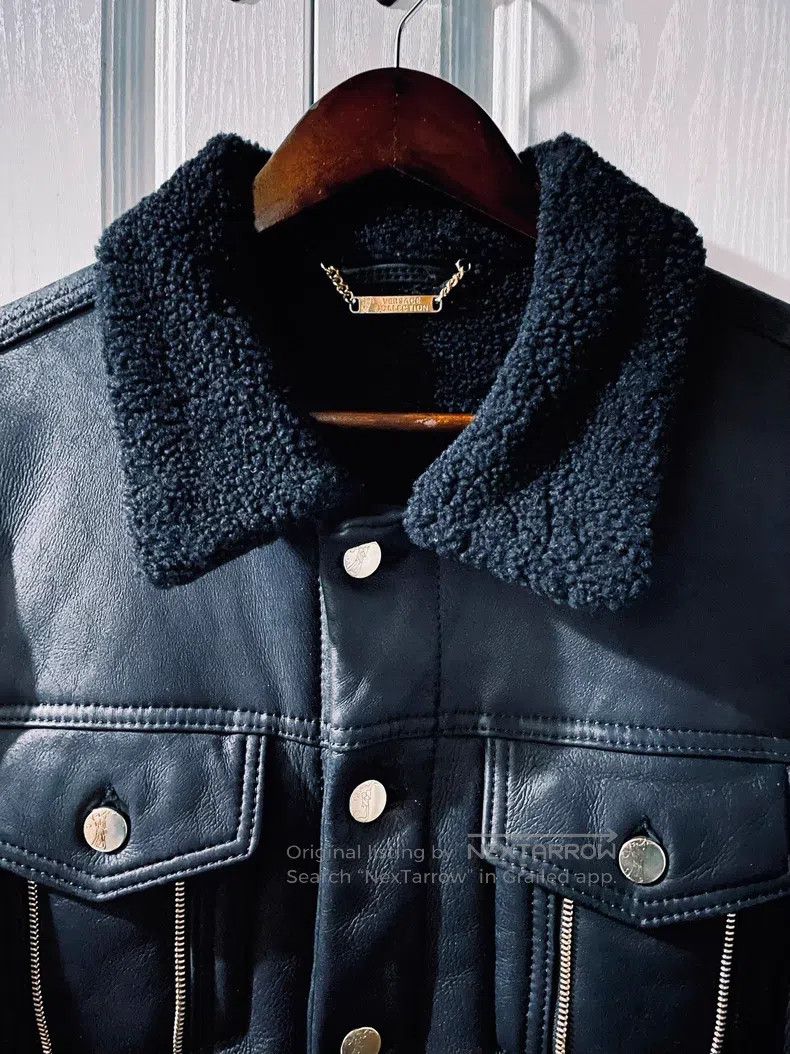Versace Versace Fur, sheepskin, fur, one-piece jacket, leather coa Size US S / EU 44-46 / 1 - 3 Thumbnail