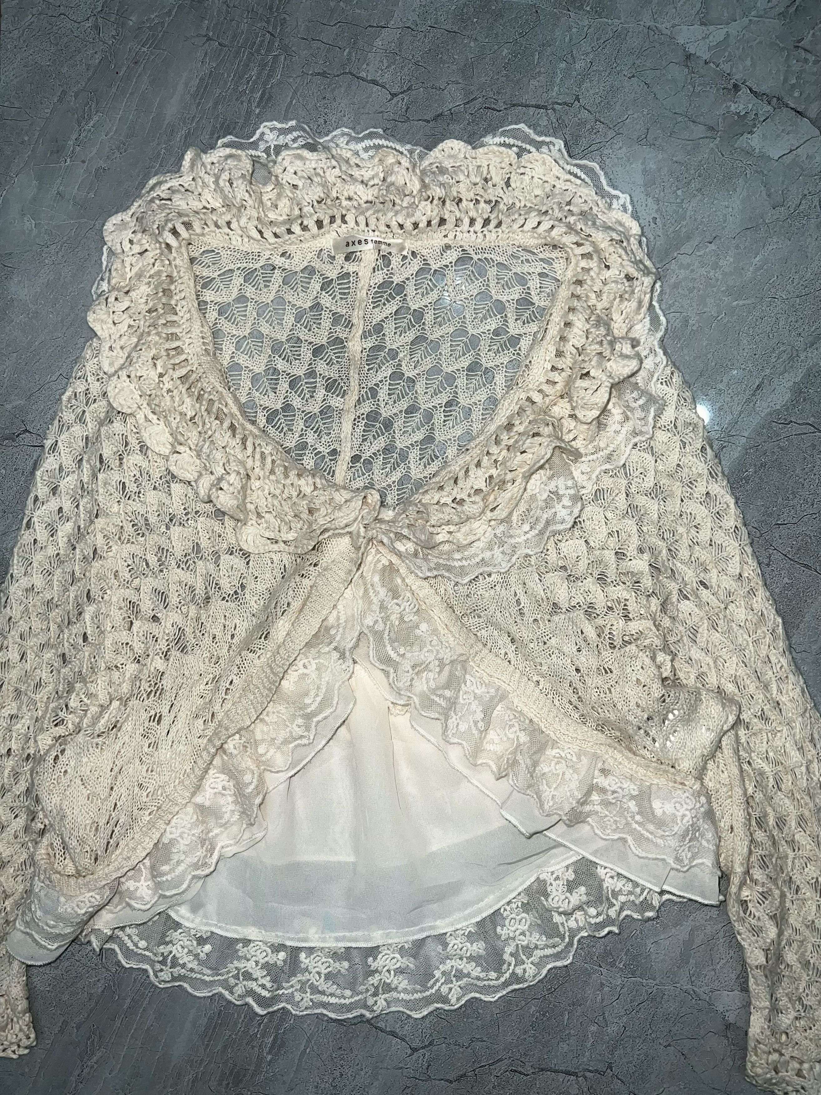 Japanese Brand Axes Femme coquette cardigan 🧝🏻‍♀️ Size S / US 4 / IT 40 - 7 Thumbnail