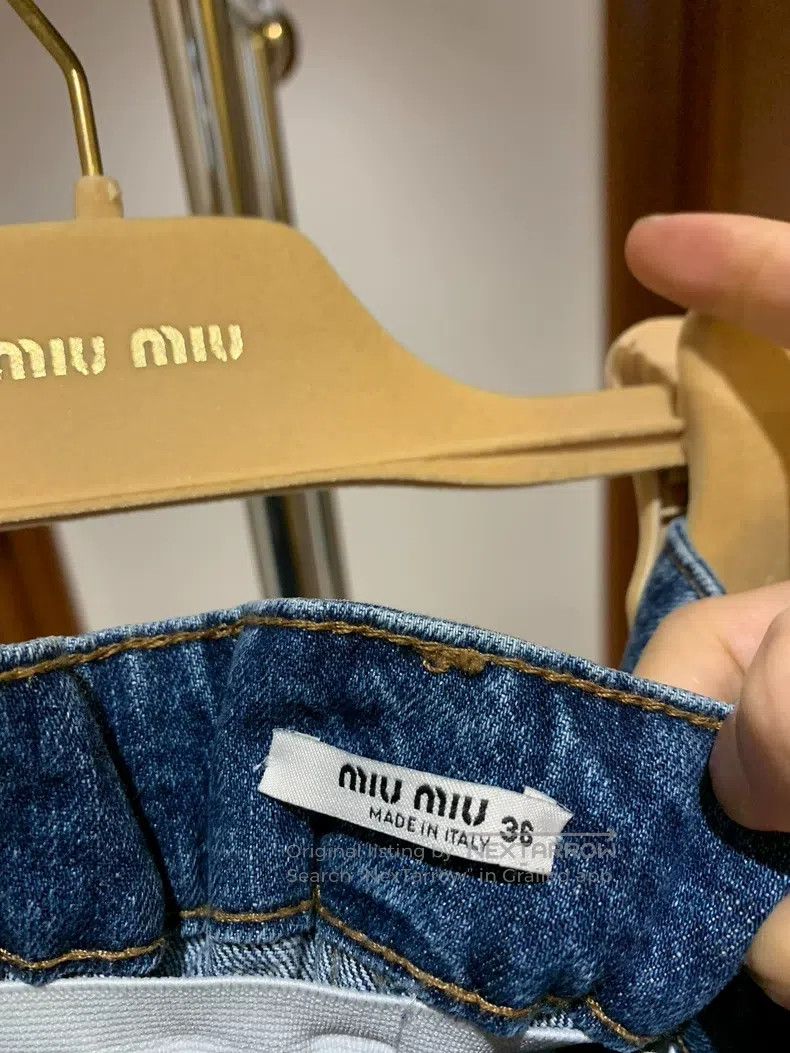 Miu Miu Miu Miu 36 Cowboy overskirt Size 35" - 8 Thumbnail