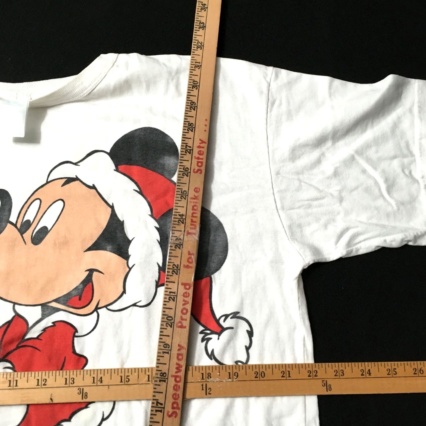 Disney Disney HO HO HO Womens Cotton Nightdress SHORT Sleeve T-SHIRT One Size White Size ONE SIZE - 4 Thumbnail