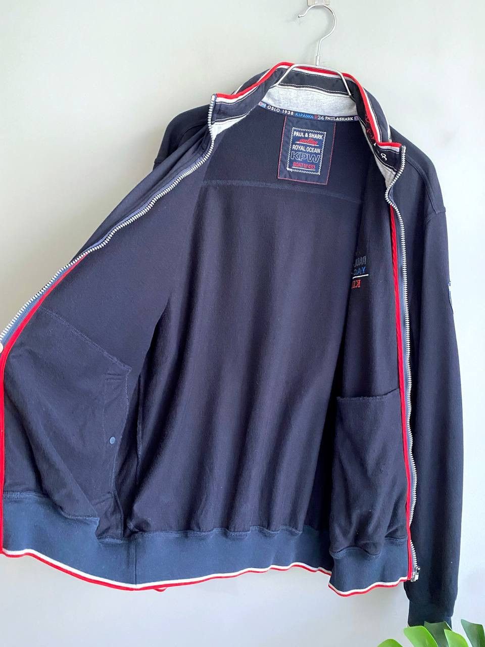 Paul & Shark Paul Shark Yachting Royal Ocean Men's Zip Track Jacket, XL Size US XL / EU 56 / 4 - 11 Thumbnail