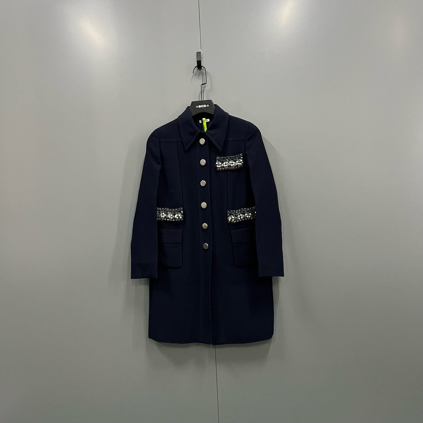 Miu Miu Miu Miu Blue Coat it_40 Women Size S / US 4 / IT 40 - 1 Thumbnail