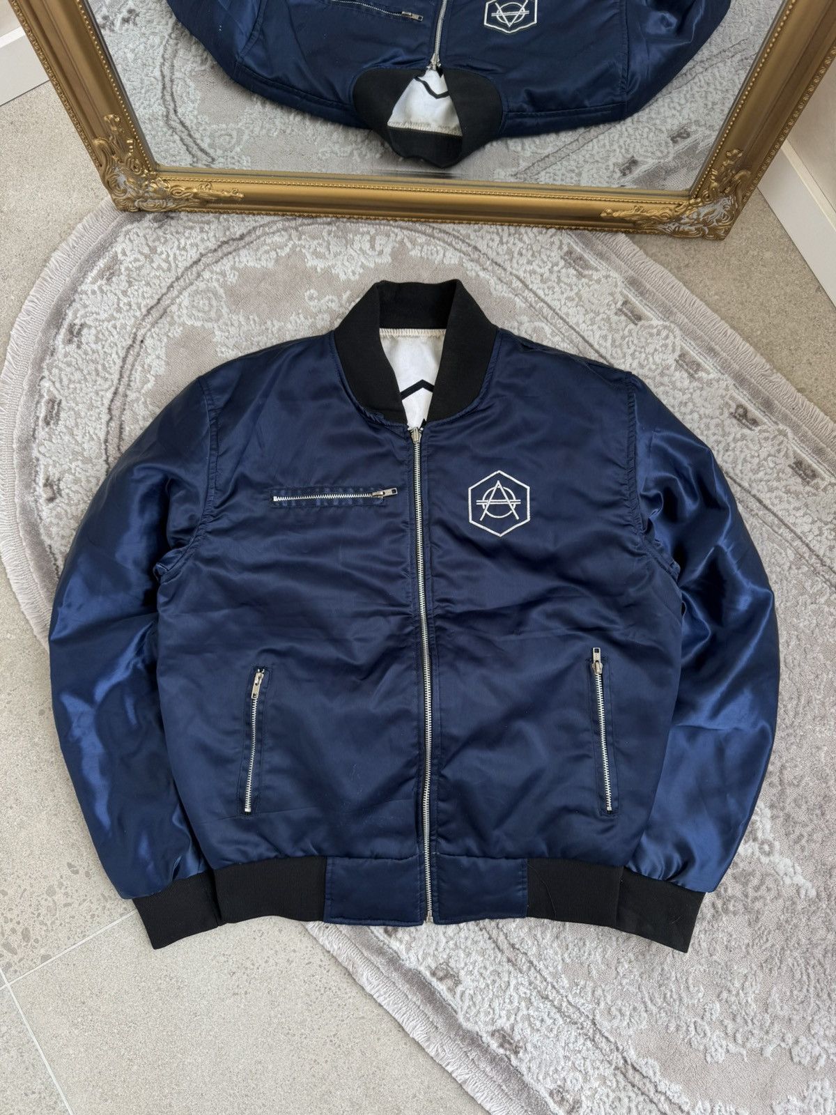 Japanese Brand Vintage Aviator bomber jacket MA-1 Avirex Style Size US S / EU 44-46 / 1 - 1 Thumbnail