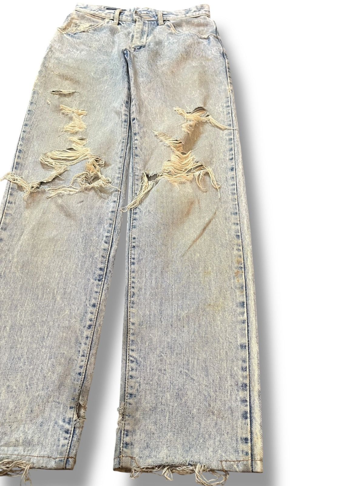 Edwin Vintage Edwin Ripped Distressed Denim Size US 27 - 4 Thumbnail