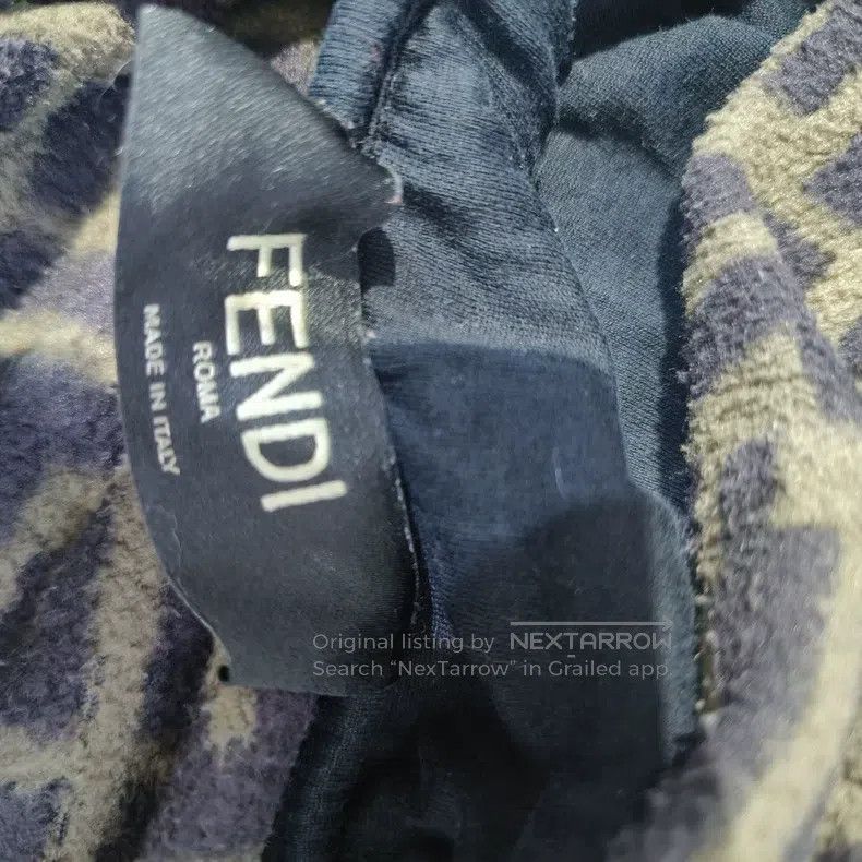 Fendi Fendi Monogrammed double-F all-over print polar fleece ted Size US XL / EU 56 / 4 - 3 Thumbnail