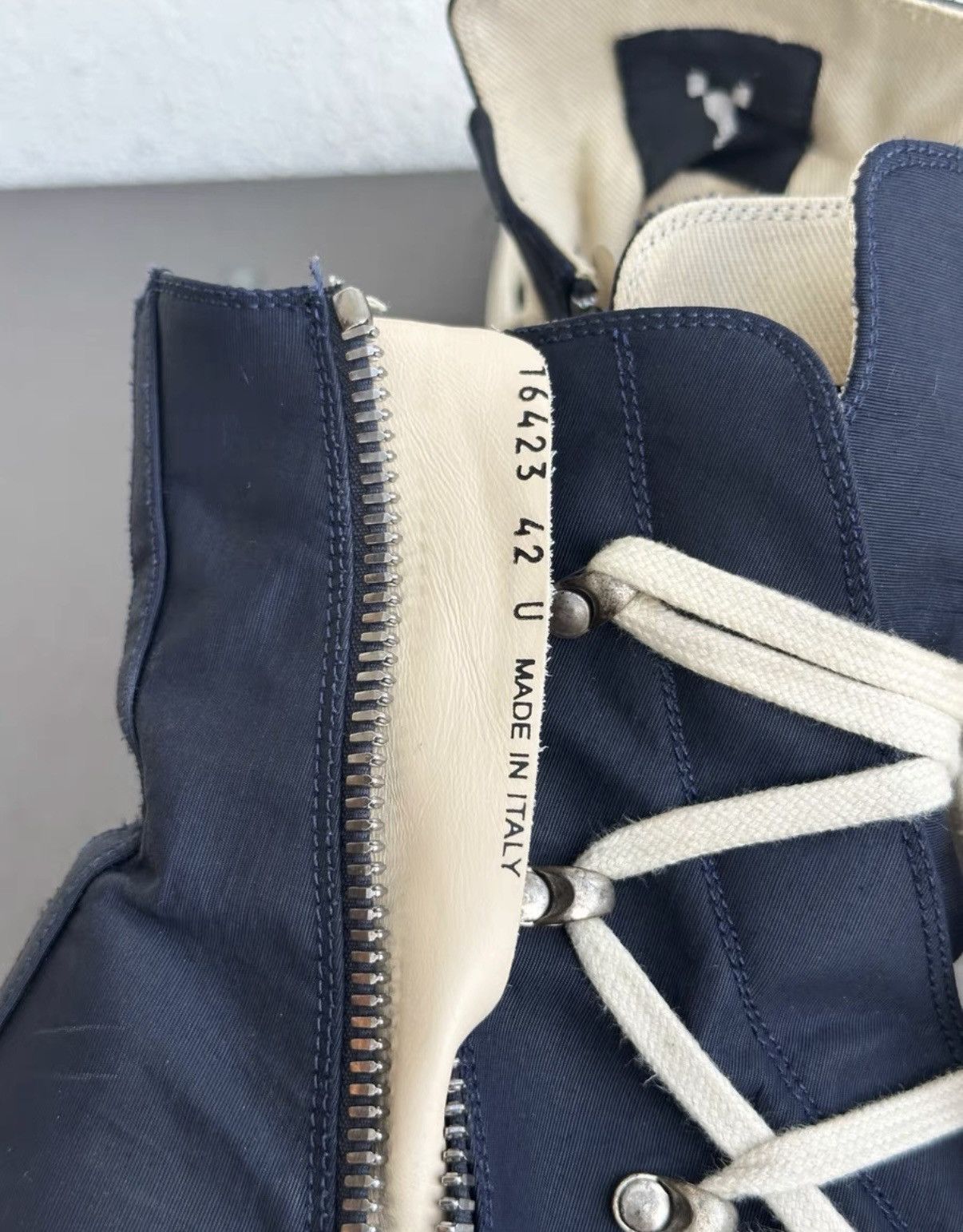 Rick Owens Rick Owens DRKSHDW Multi-Lace High-Top Canvas Size US 8.5 / EU 41-42 - 7 Thumbnail