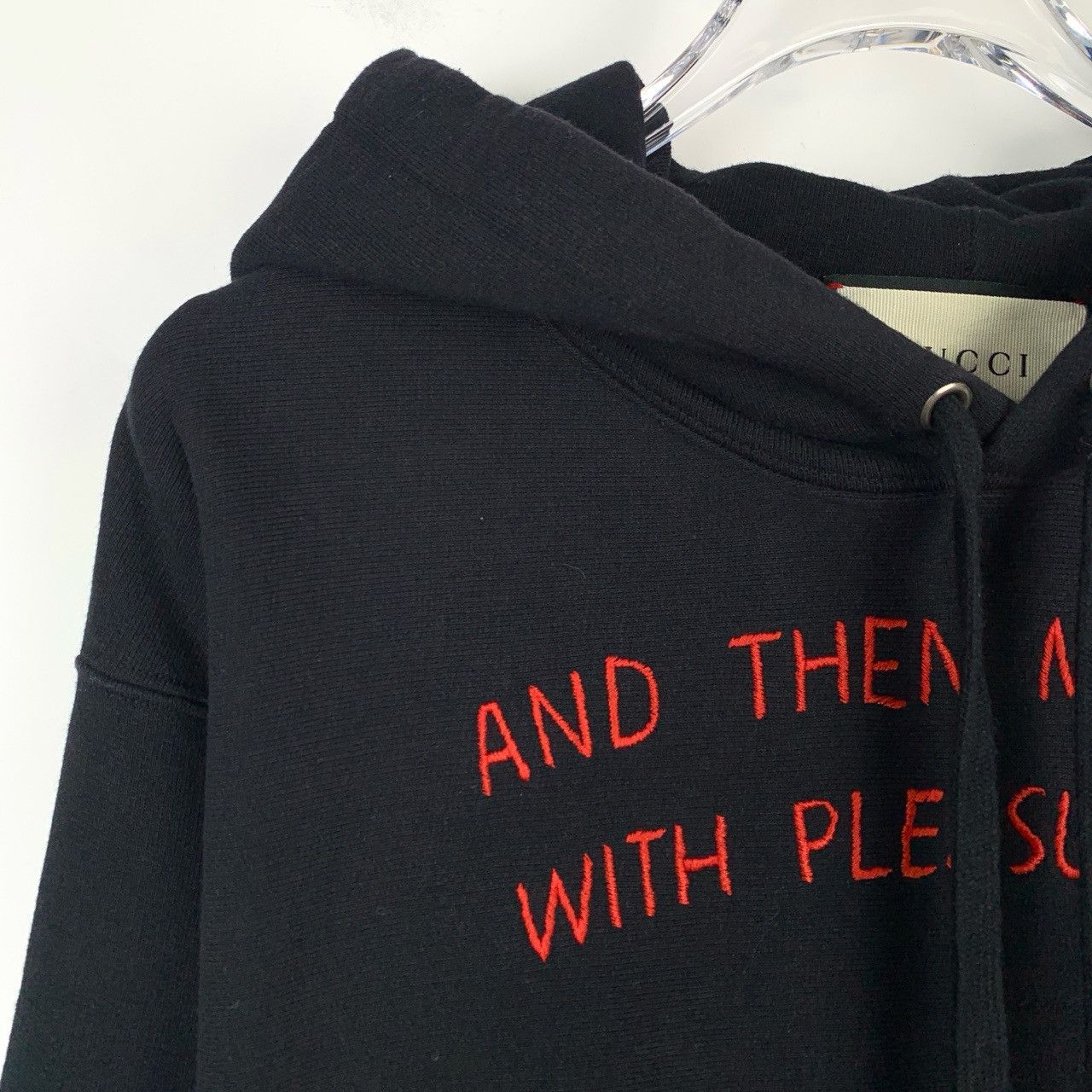 Gucci Gucci Skull And Snake Black Cotton Hooded Sweatshirt K26WX Size M / US 6-8 / IT 42-44 - 3 Thumbnail