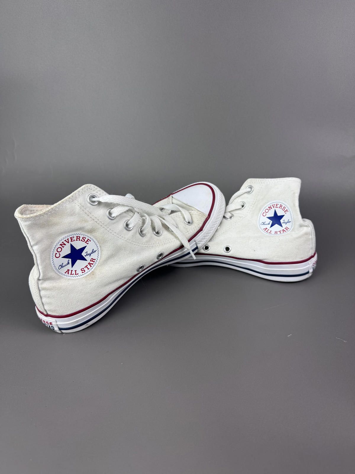 Converse White Converse Chuck Taylor All Star High Top Trainers Size ONE SIZE - 2 Thumbnail