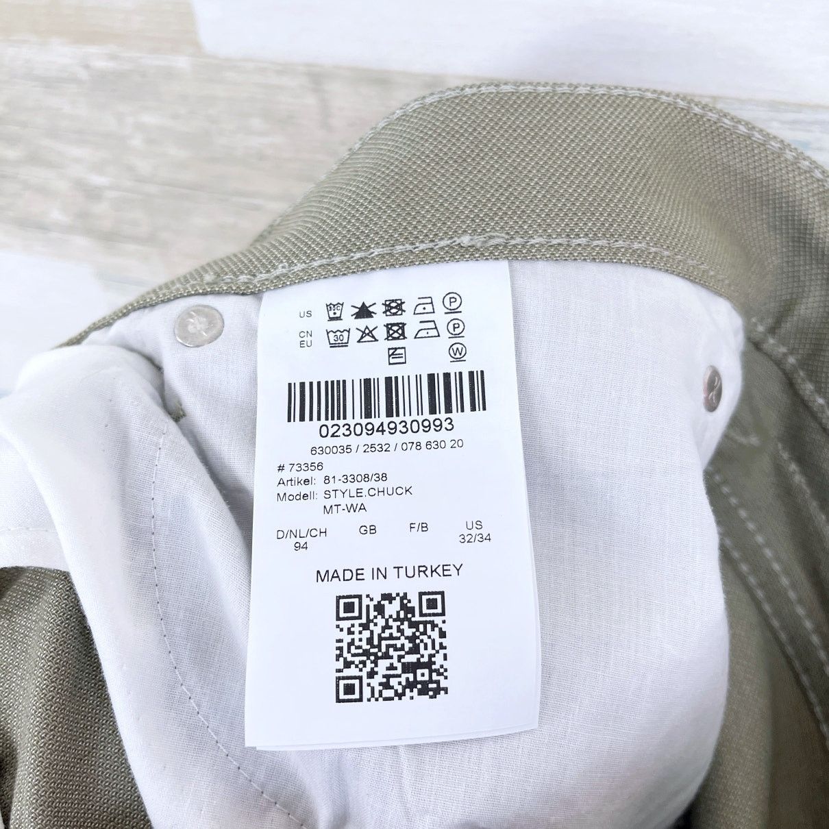 BRAX BRAX Chuck Hi Flex Jeans Green Slim Straight Mens 32x34 Size 32" / US 10 / IT 46 - 9 Thumbnail