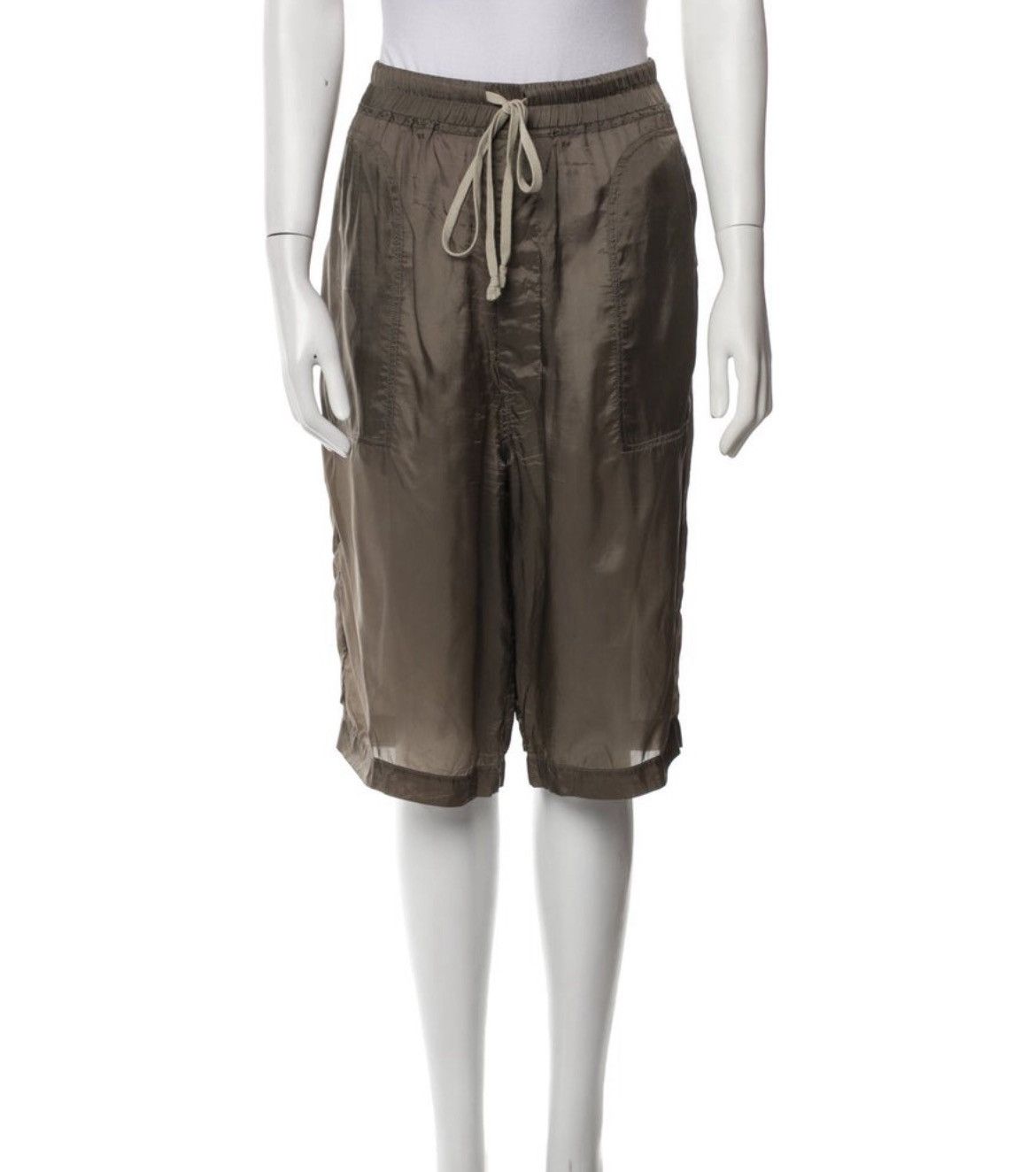 Rick Owens Rick Owens Fogachine ss 2022 cupro shorts Size US 30 / EU 46 - 1 Thumbnail