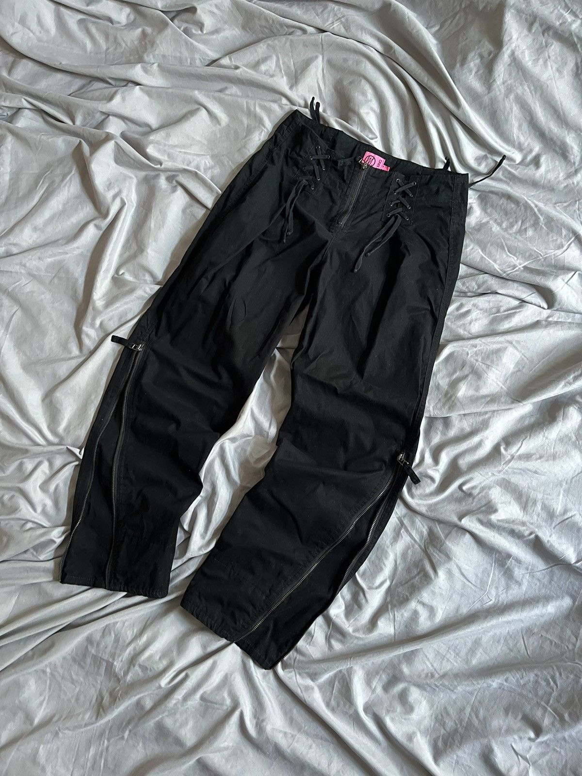 Japanese Brand × Vintage Pants Japanese Brand Vintage Black Size US 36 / EU 52 - 1 Thumbnail